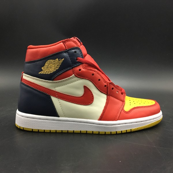 Air Jordan 1 Retro High OG “Dark Blue Yellow Red”