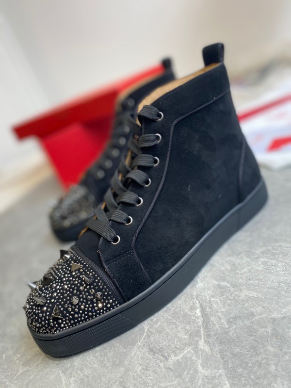 Christian Louboutin Louis - High Top Sneaker White CLHT-027