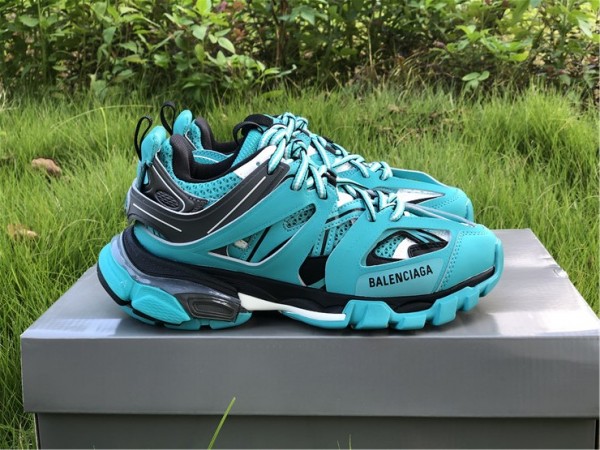 Balenciaga Track Trainers Emerald Blue 