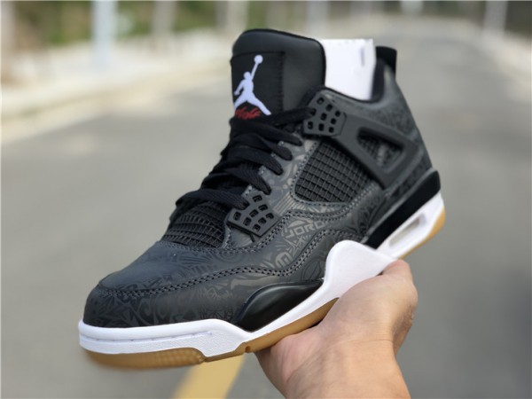 Air Jordan 4 Retro Laser Black Gum