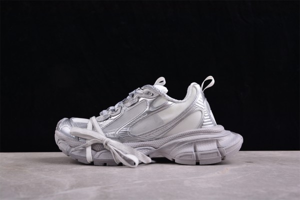 Balenciaga 3XL mesh fabric Sneaker in grey sliver - B3XL-036