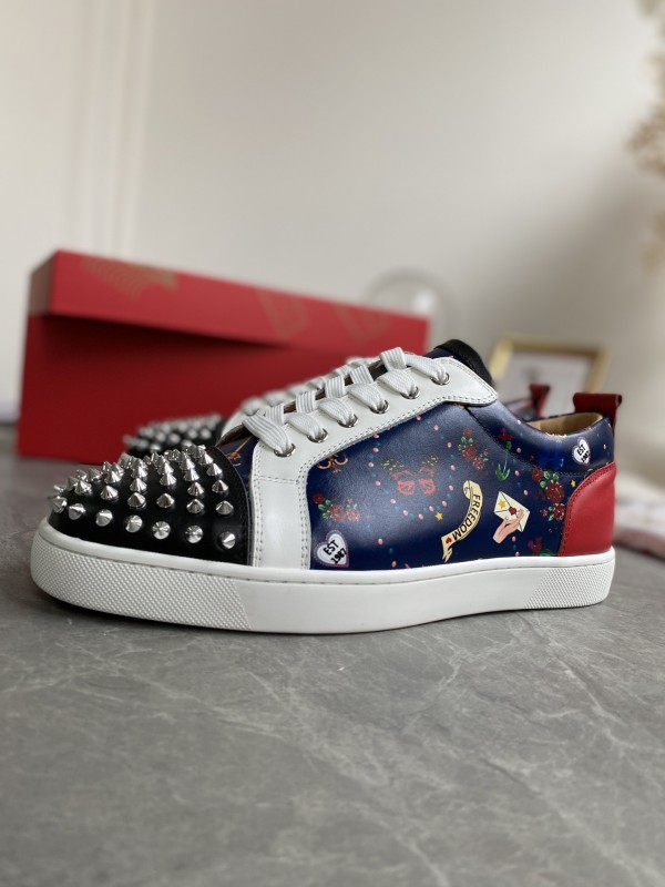 Christian Louboutin Louis Junior Spikes Sneakers CLLT-021 