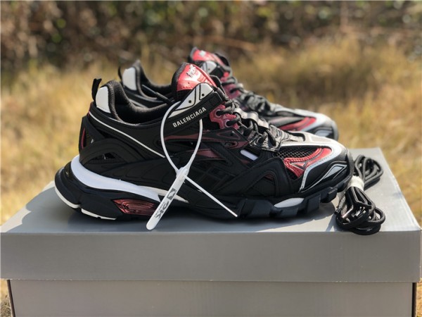 Balenciaga Track.2 Trainer  Black-Red