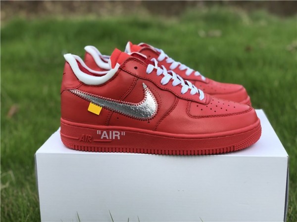 Off-White x Nike Air Force 1 Low Red 