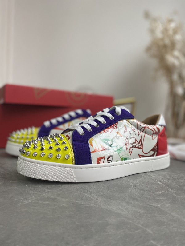 Christian Louboutin Louis Junior Spikes Sneakers CLLT-020