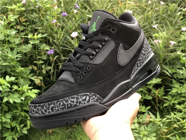 Air Jordan 3 Oregon Black Dark Grey   