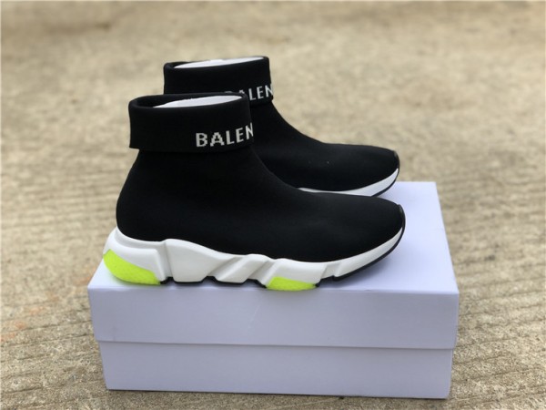 Balenciaga Speed Trainer Black Neon Green
