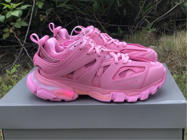 Balenciaga Track  Led Sneaker - Light Pink  