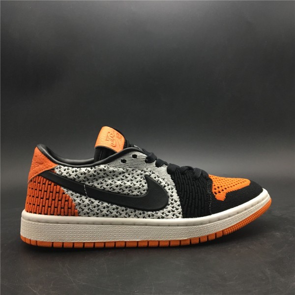 Air Jordan 1 Low Flyknit Shattered Backboard (orange color) 