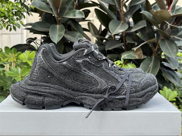 Balenciaga 3XL Sneaker in  Black Crystals B3XL-020
