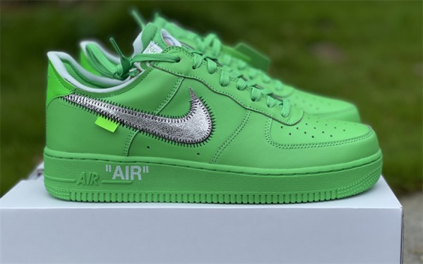 OFF-WHITE x Nike Air Force 1 Low “Light Green Spark 