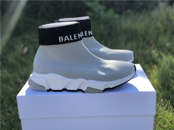 Balenciaga Speed Trainer Gray Black 