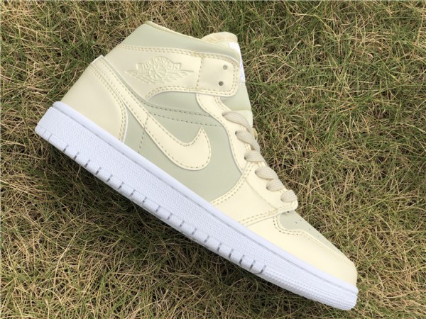 Air Jordan 1 Mid Goose Feather Yellow (W) 