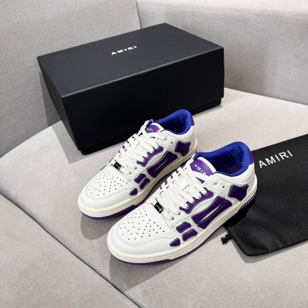 Amiri Skel Low Top Sneakers - Purple - White ASNK-002