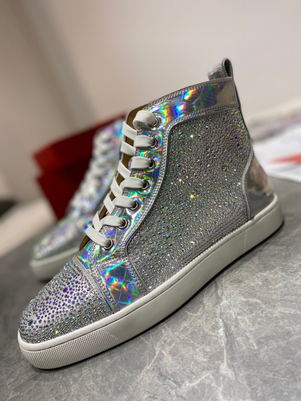 Christian Louboutin Louis - High Top Sneaker White CLHT-045