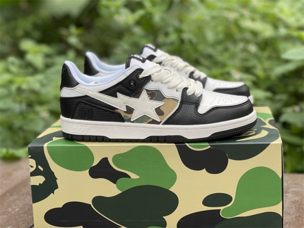A Bathing Ape Bape SK8 Sta Black 