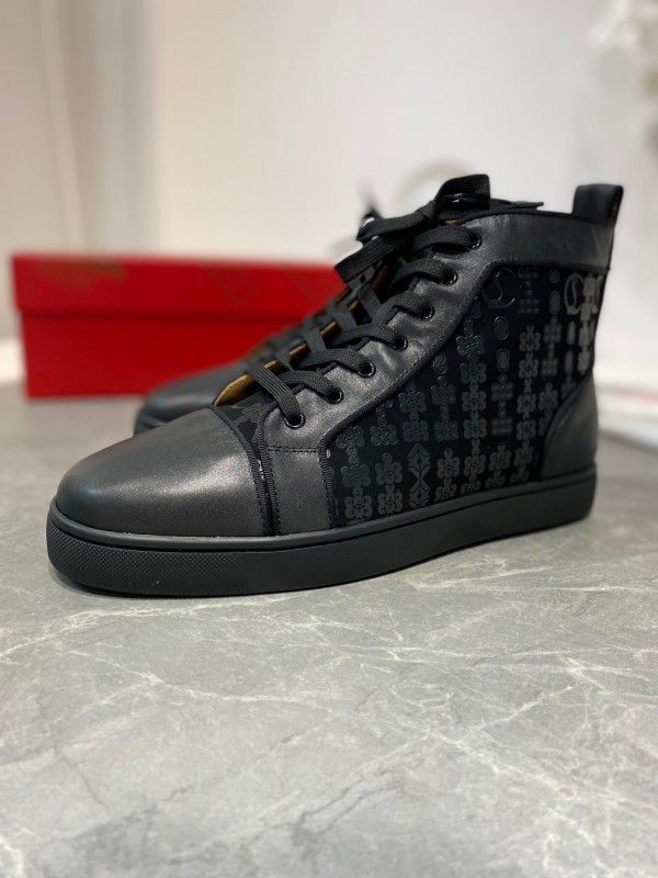 Christian Louboutin Louis - High Top Sneaker White CLHT-038