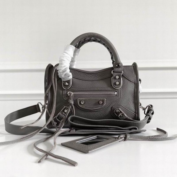 Balenciaga Ladies Classic Nano City Shoulder Bag BGLD-001