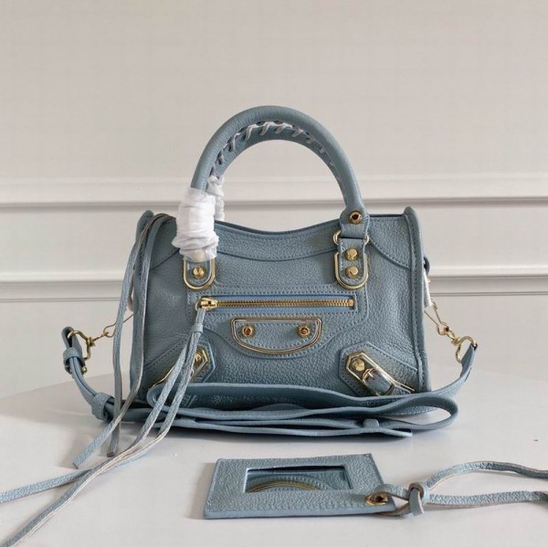 Balenciaga Ladies Classic Nano City Shoulder Bag  BGLD-008