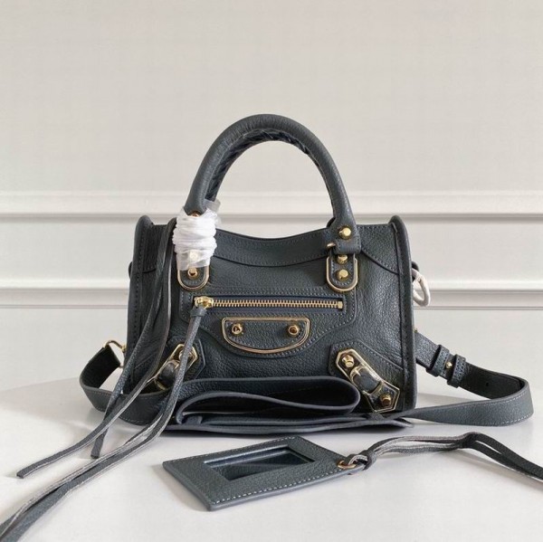 Balenciaga Ladies Classic Nano City Shoulder Bag  BGLD-011