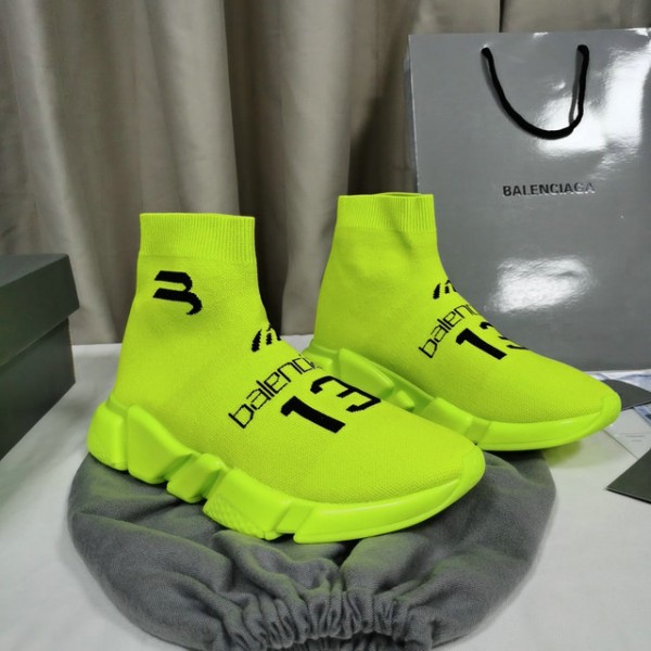 Balenciaga Speed Sneaker Fluo Green - logo 13 BLSS-009