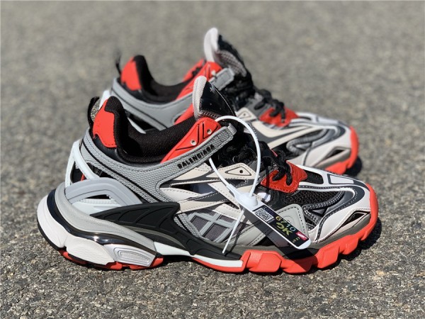 Balenciaga Track.2 Sneaker Grey Red 