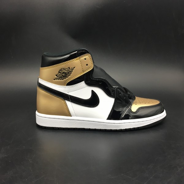 Air Jordan 1 Retro High NRG Patent Gold Toe
