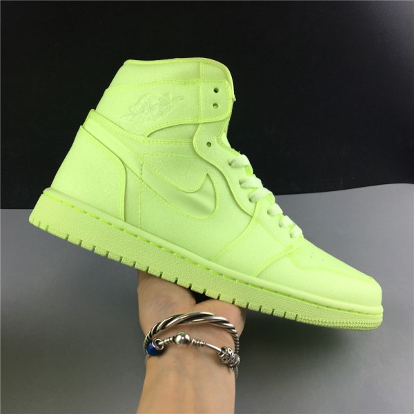Air Jordan 1 Retro High Barely Volt (W) 