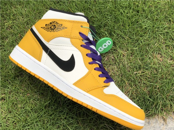 Air Jordan 1 Mid SE Lakers 