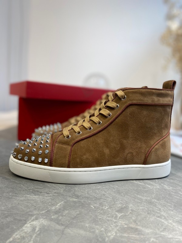 Christian Louboutin Louis   - High Top Sneaker White  CLHT-019 