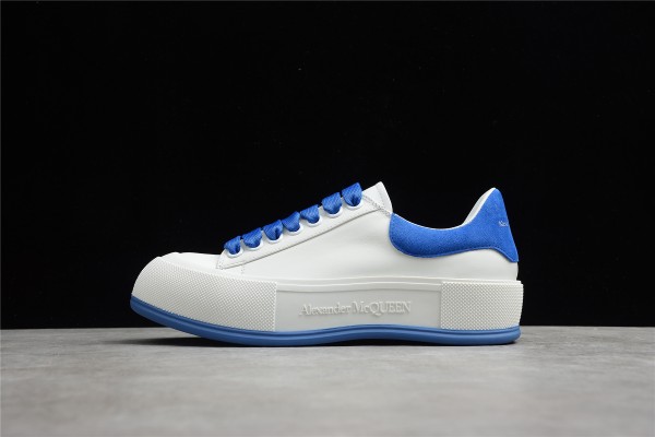 Alexander McQueen Deck Lace Up Plimsoll - Blue