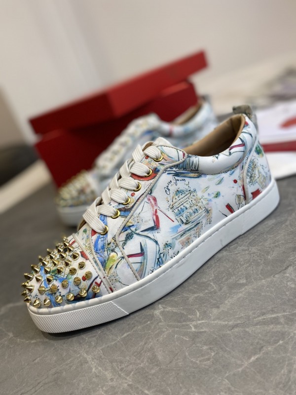 Christian Louboutin Louis Junior Spikes Sneakers CLLT-007