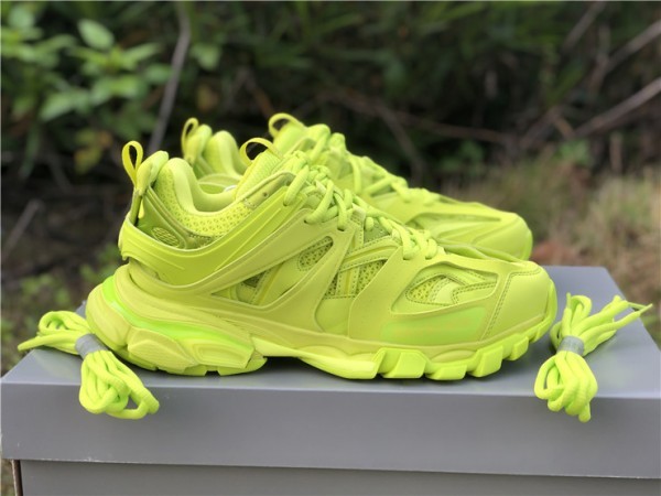 Balenciaga Track LED Trainer 'Lime' 542023-W2LA1-3501