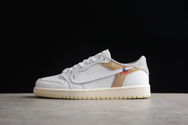 Travis Scott x Air Jordan 1 Low White 