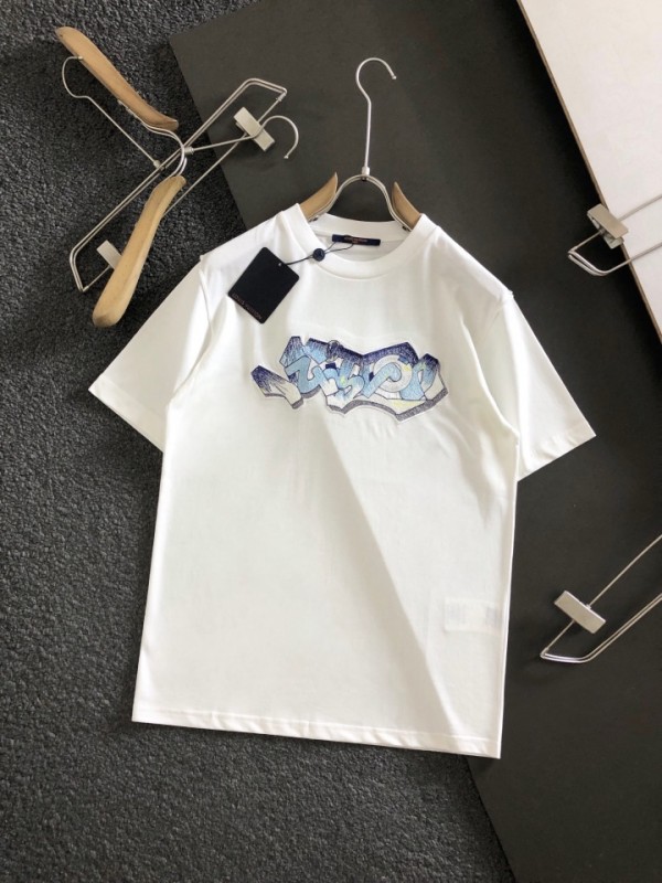 Louis Vuitton Short Sleeve T-shirt White/Black