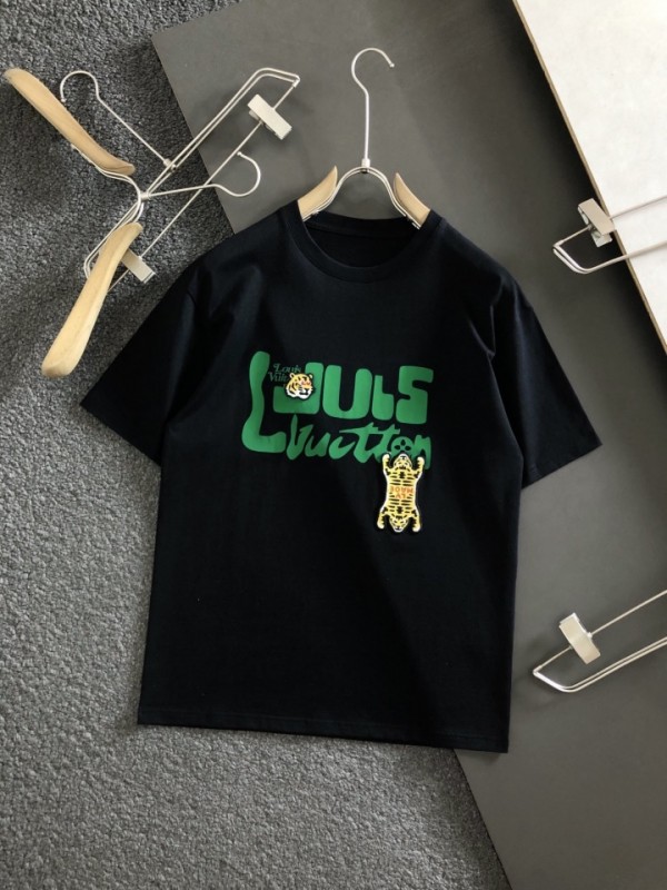 LV Short Sleeve T-shirt - Printing Tiger Head