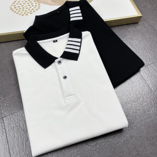 ThOM Browne Polo White/Black