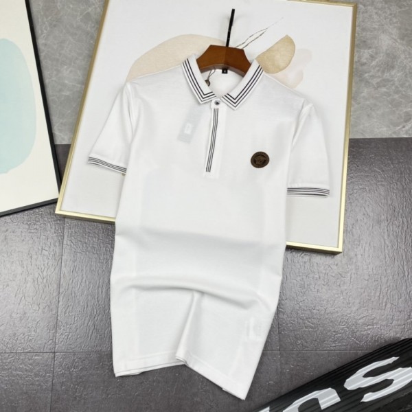 Versace Polo Short Sleeve - White