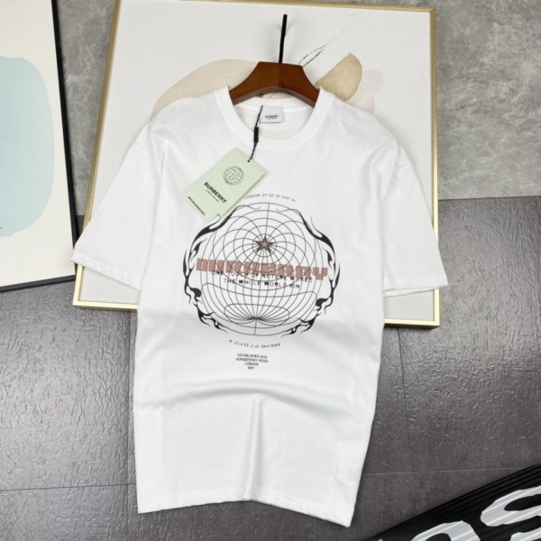 Burberry Short Sleeve T-Shirt White/Black
