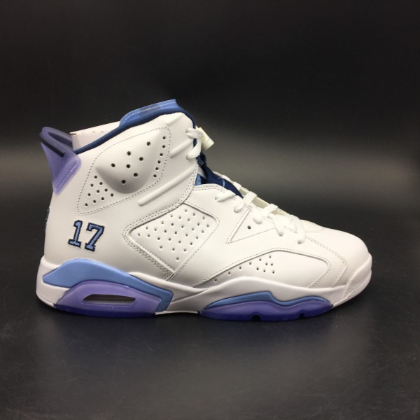 Air Jordan 6 ‘UNC Championship’ PE White