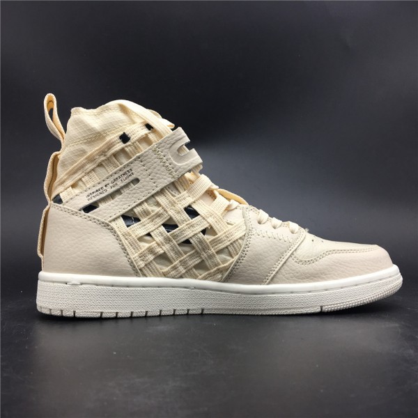 Air Jordan 1 Lychee leather woven belt  