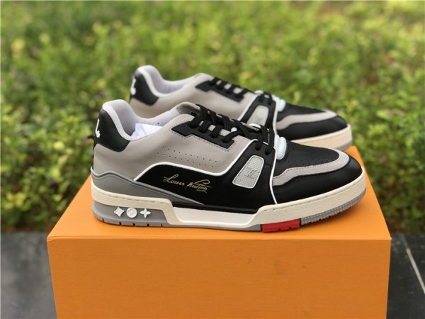 Louis Vuitton LV Trainer Sneaker Low Black Grey