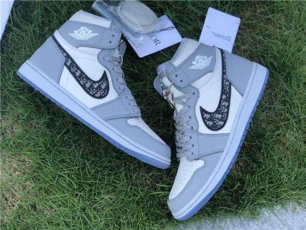 Dior x Air Jordan 1 Retro High Grey 