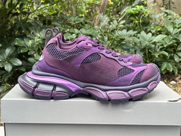 Balenciaga 3XL Sneaker in purple mesh and suede-like fabric