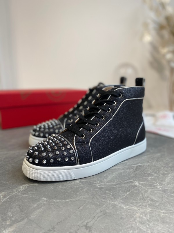 Christian Louboutin Louis - High Top Sneaker White CLHT-030