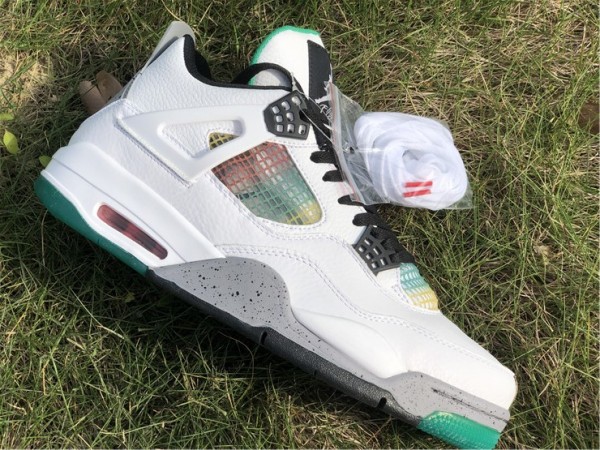 Air Jordan 4 Retro Lucid Green Rasta (W) 