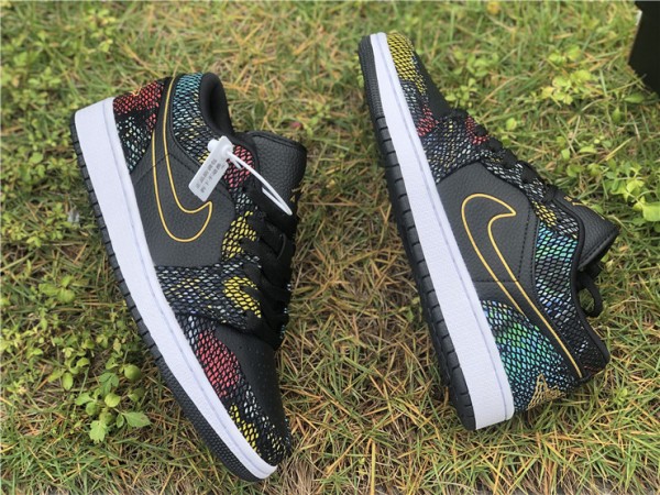 Air Jordan 1 Low Multicolor Snakeskin (W) (2020) 