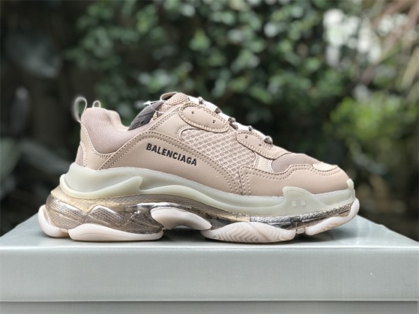 Balenciaga Triple S Clear Sole Brown Iridescent 