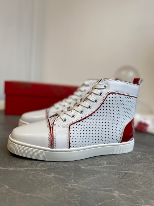 Christian Louboutin Louis - High Top Sneaker White CLHT-039