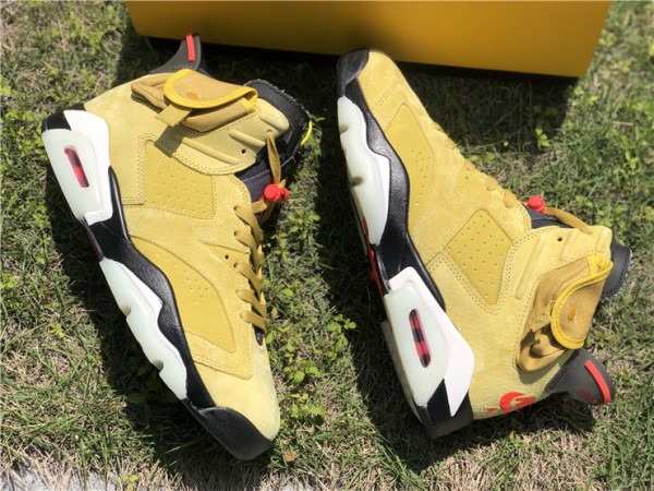 Travis Scott X Air Jordan 6 Yellow Cactus Jack
